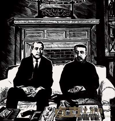 魏谦 孙中山系列木刻(六幅) 尺寸不一